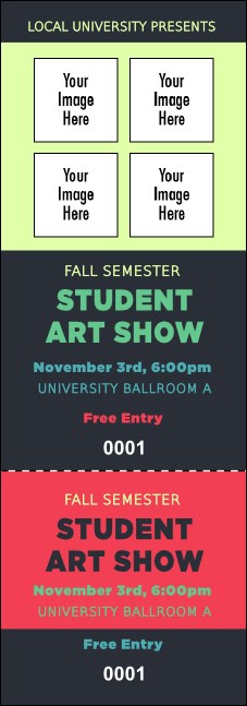 Image Upload Event Ticket Product Front