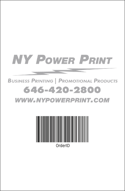 Winter Bird Drink Ticket Product Back