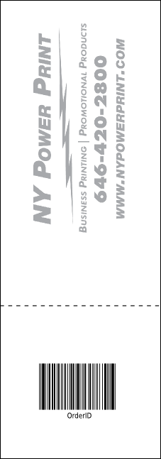 Music Festival Raffle Ticket Product Back