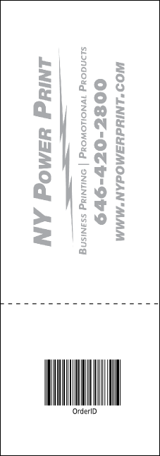 All Purpose Clouds Raffle Ticket Product Back