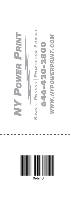 All Purpose Circle Raffle Ticket Product Back