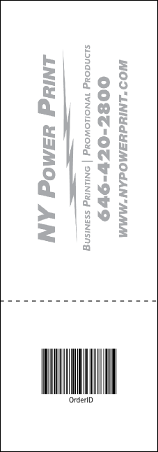 Tie Dye Raffle Ticket Product Back