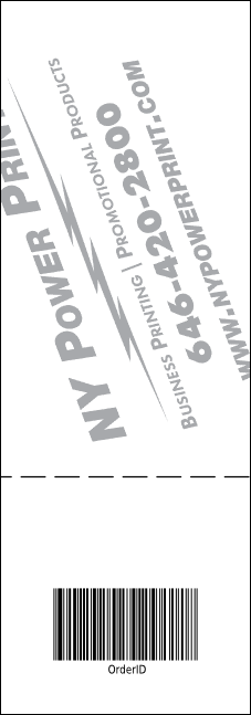 Skateboarding Event Ticket Product Back