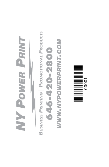 Roller Derby Passing Star Drink Ticket Product Back