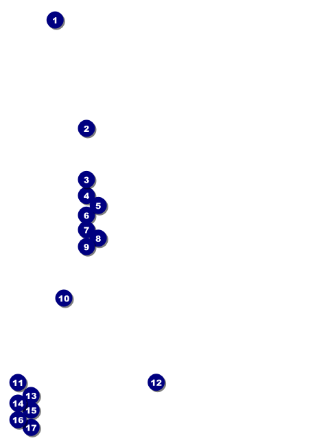 Year Neon Lights Club Flyer Front Field Markers